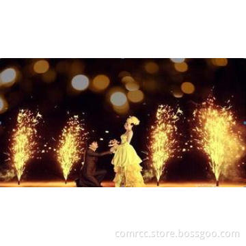 Colorful Indoor Stage firework professional event gold fire